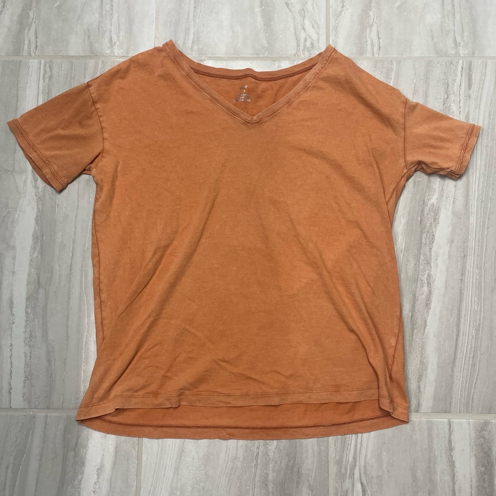 Orange Aerie Oversized Tee